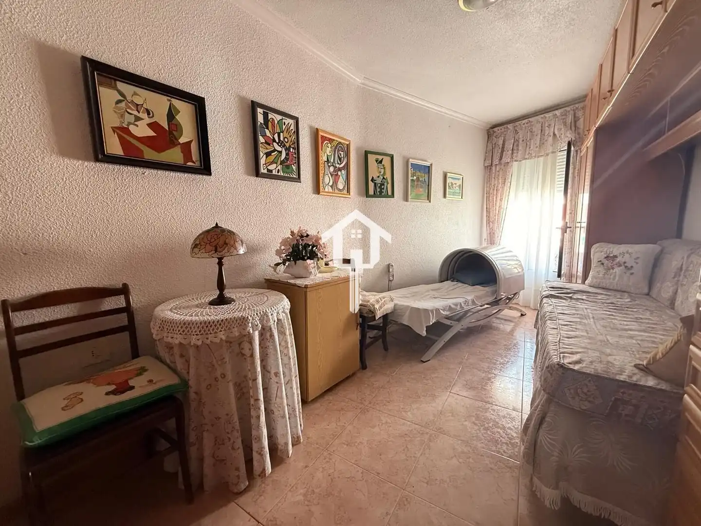 Sala de estar de Piso en venta en Alicante / Alacant con Aire acondicionado, Amueblado y Balcón
