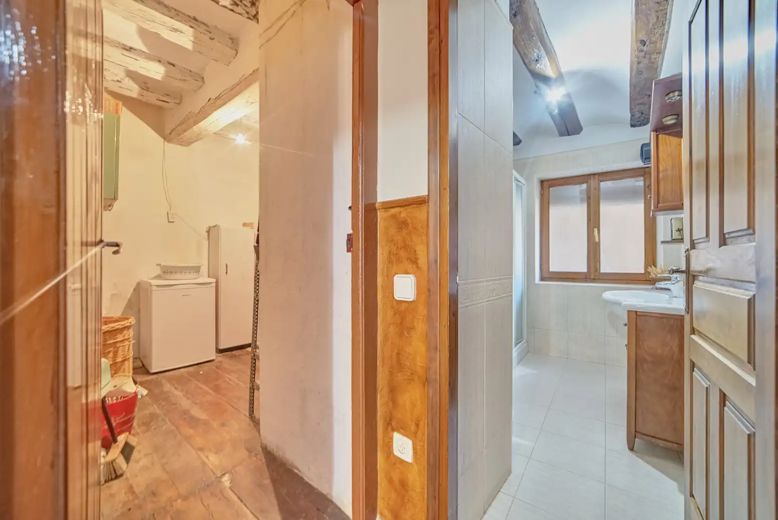 Kitchen of Detached homes for sale in Liédena  with Heating, Terrace and Storage room