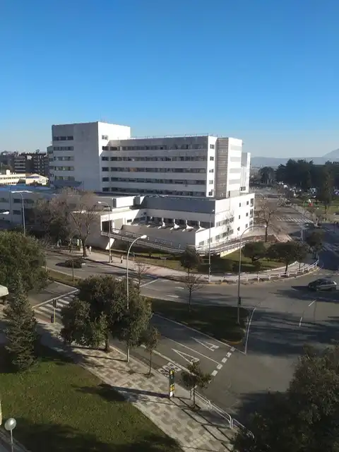 Vista exterior de Piso de alquiler en  Pamplona / Iruña con Calefacción, Parquet y Terraza