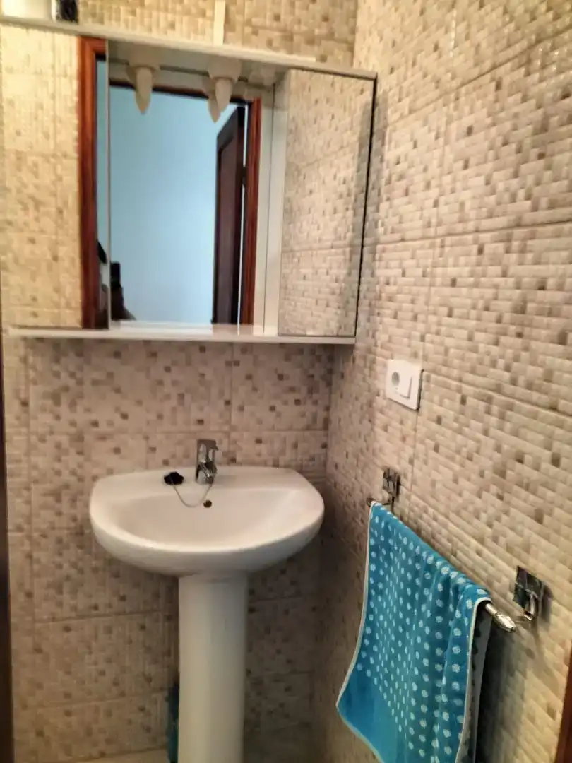 Badezimmer von Wohnung zur Miete in Valle Gran Rey mit Möbliert, Ofen und Waschmaschine