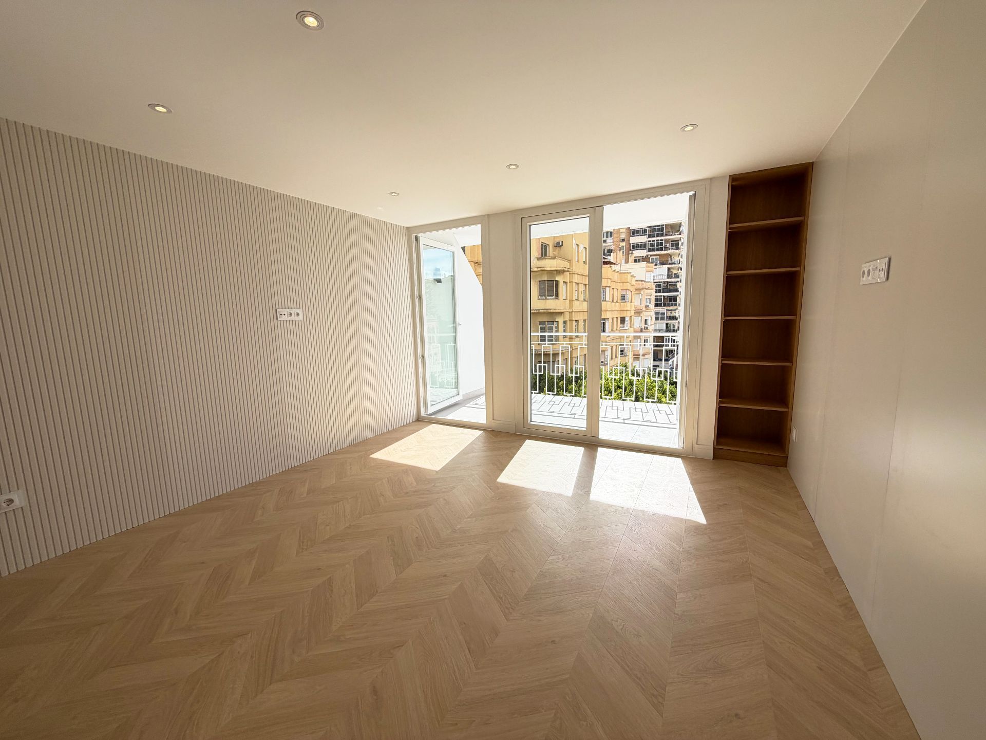 Bedroom of Flat for sale in Málaga Capital  with Air Conditioner, Heating and Terrace