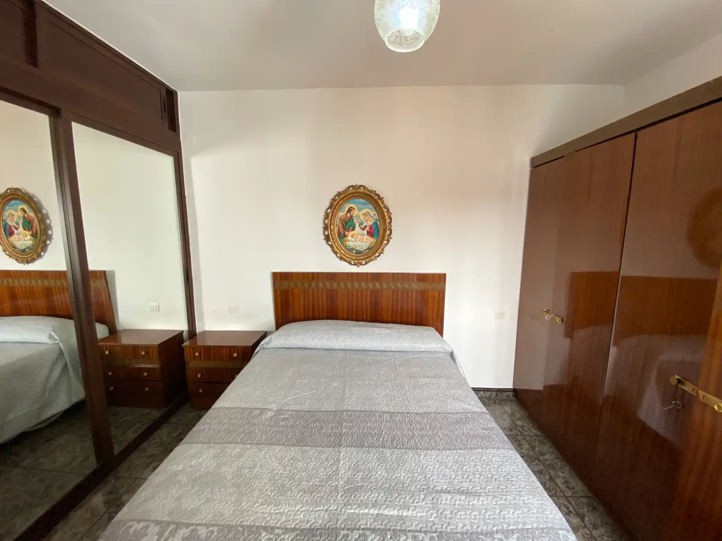 Schlafzimmer von Wohnung zur untervermieten in Málaga mit Terrasse, Möbliert und Ofen