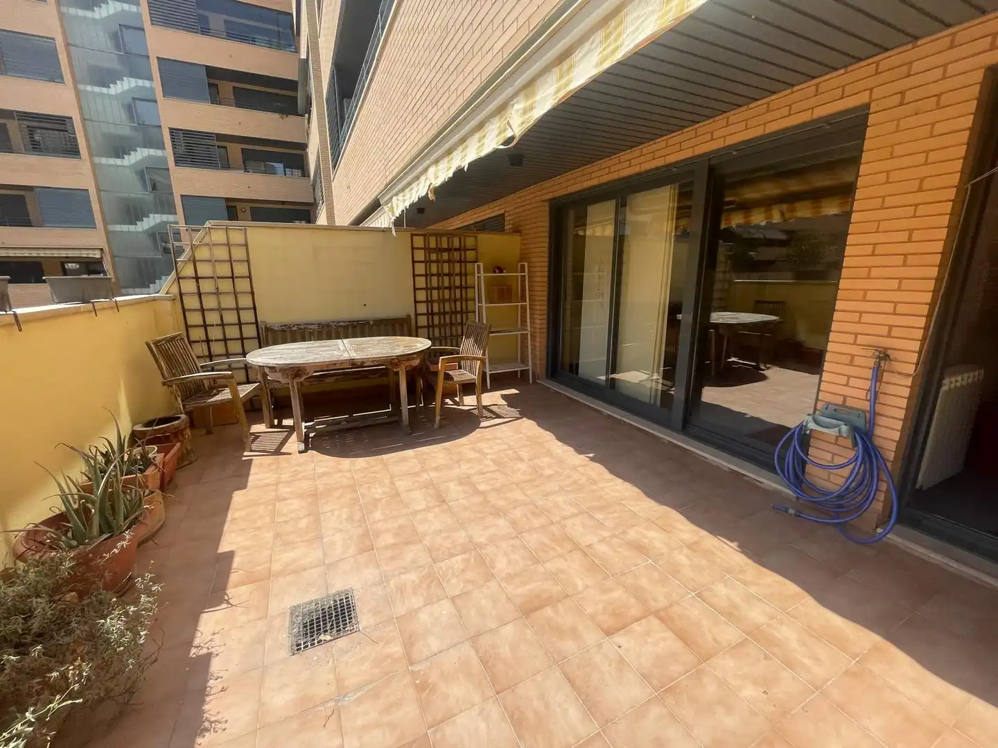 Terraza de Piso de alquiler en Zaragoza con Aire acondicionado, Calefacción y Parquet