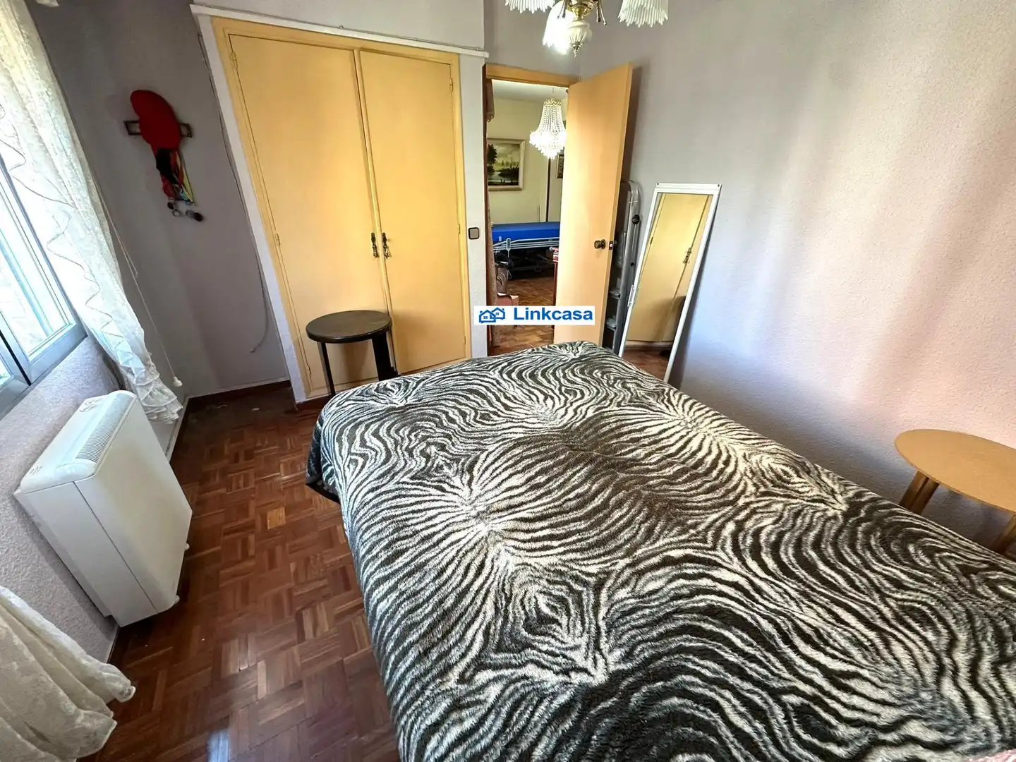 Bedroom of Flat for sale in Madrid  with Heating, Terrace and Furnished