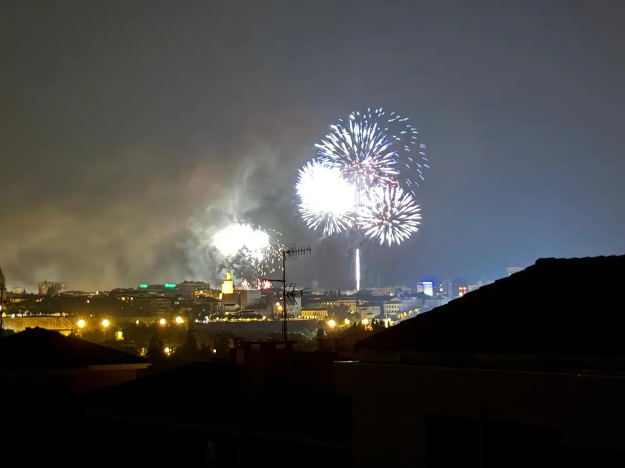Vista exterior de Ático en venta en Ansoáin / Antsoain con Calefacción, Terraza y Amueblado