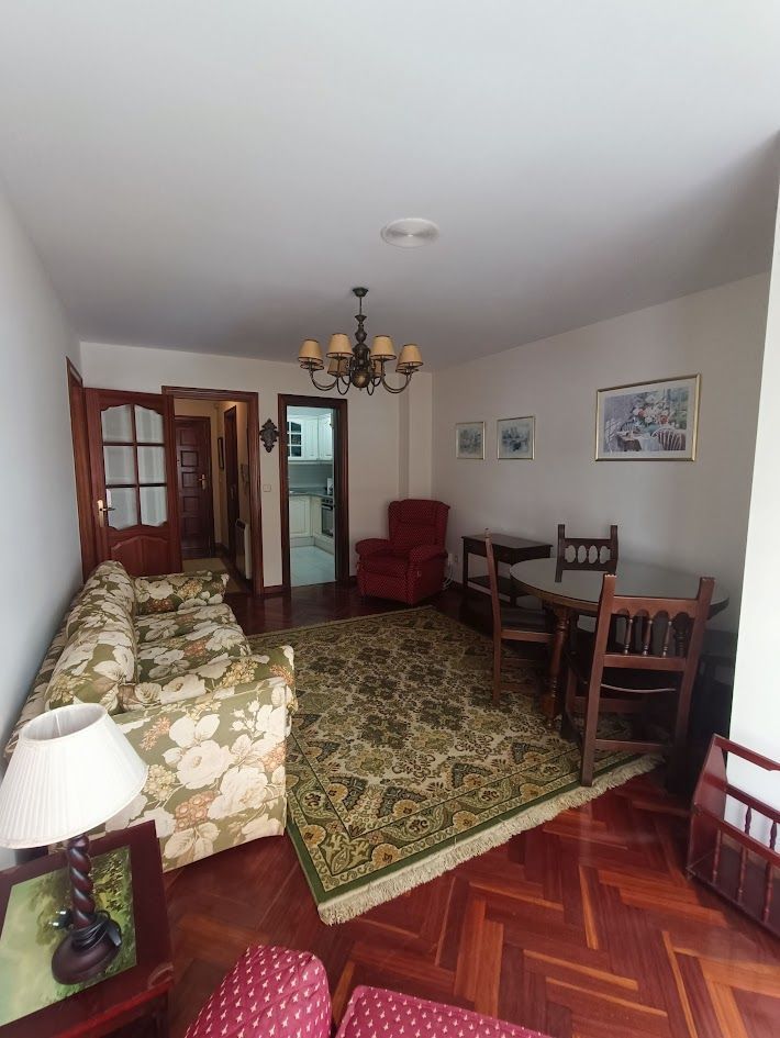 Living room of Apartment to rent in A Coruña Capital   with Heating, Storage room and Furnished
