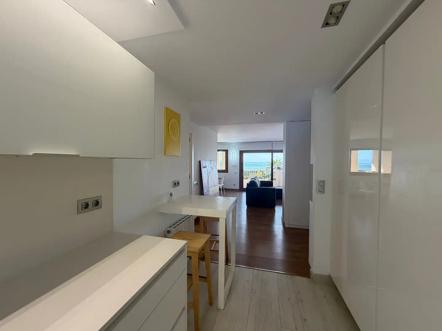 Küche von Wohnung zur Miete in Gavà mit Heizung, Parkett und Terrasse