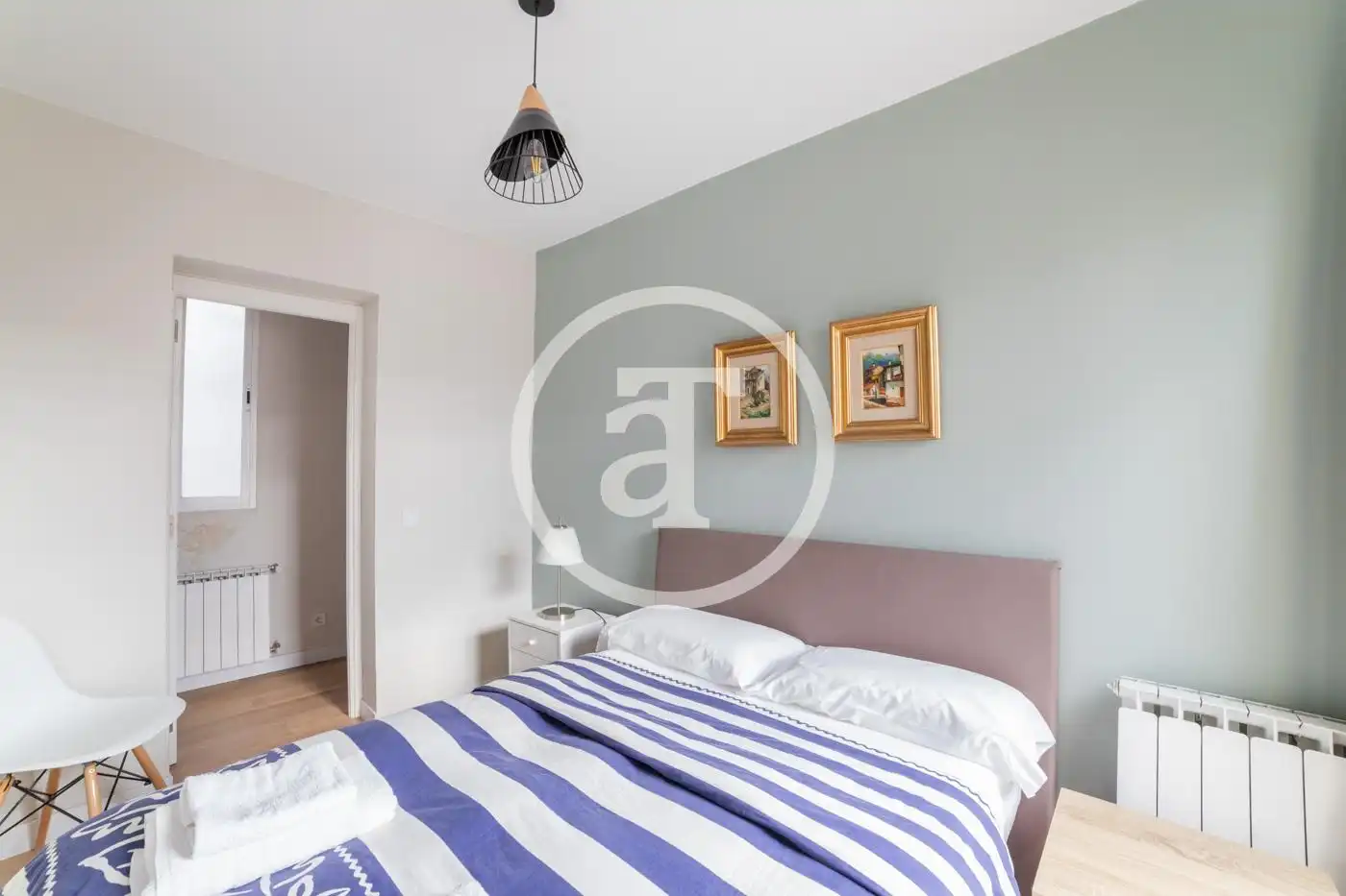 Bedroom of Flat for rent in Madrid  with Air Conditioner, Heating and Furnished