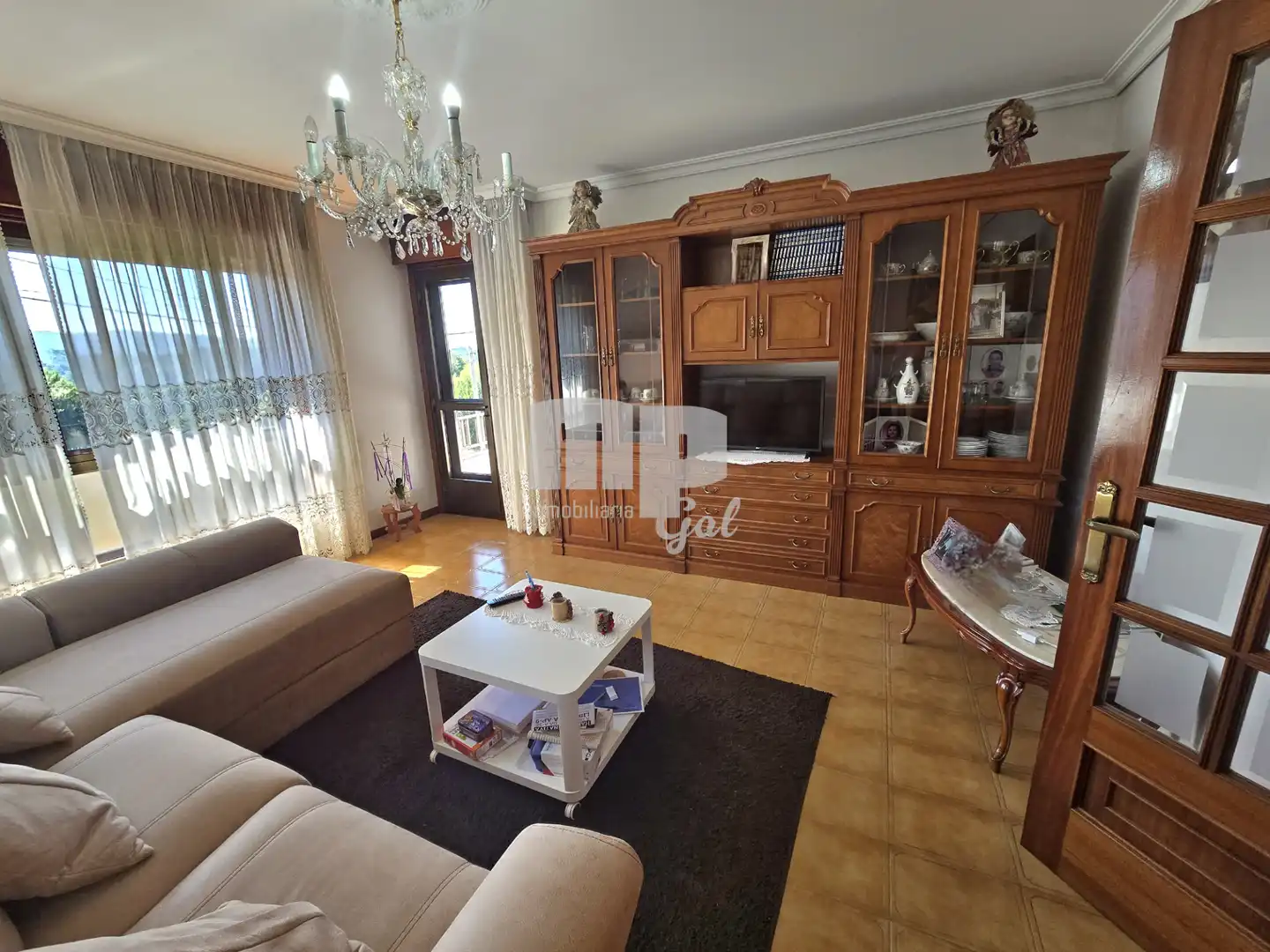 Sala de estar de Casa o chalet en venta en Mos con Jardín privado y Terraza