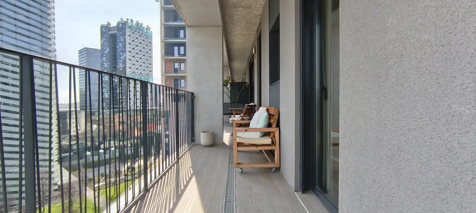 Terraza de Piso en venta en L'Hospitalet de Llobregat con Aire acondicionado, Calefacción y Parquet
