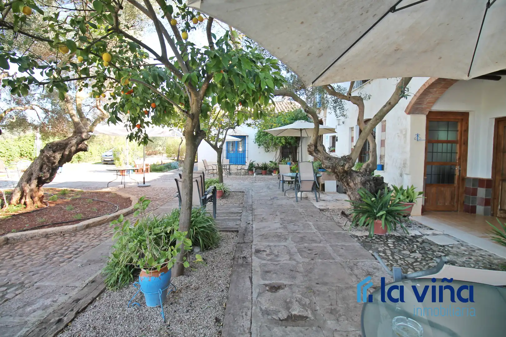 Jardín de Finca rústica en venta en Martín de la Jara con Aire acondicionado, Jardín privado y Trastero