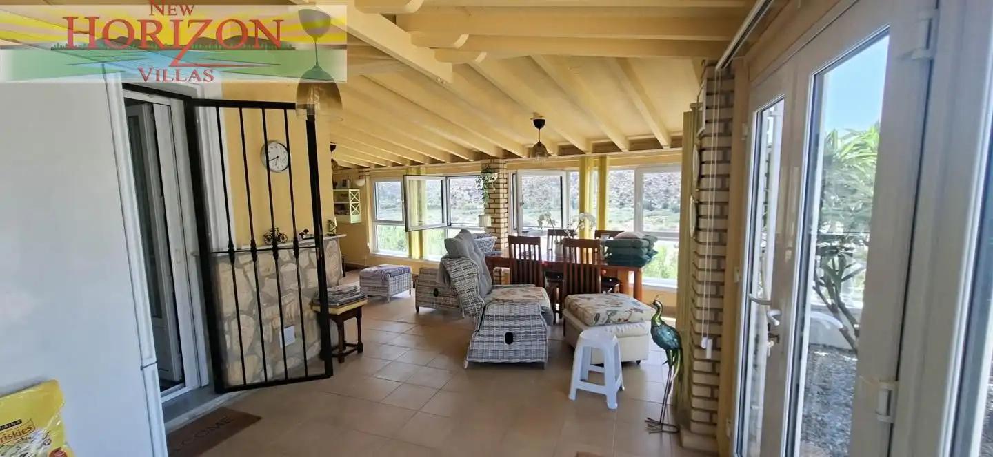 Terrassa de Casa o xalet en venda en Arboleas amb Jardí privat, Terrassa i Piscina