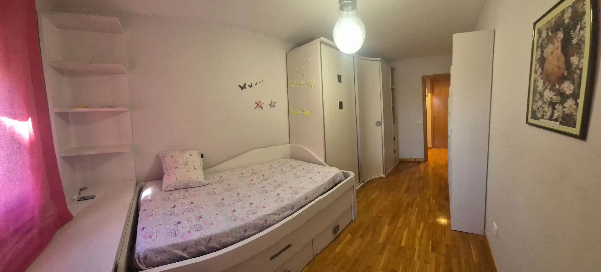 Bedroom of Flat for sale in Cistérniga  with Heating, Storage room and Furnished
