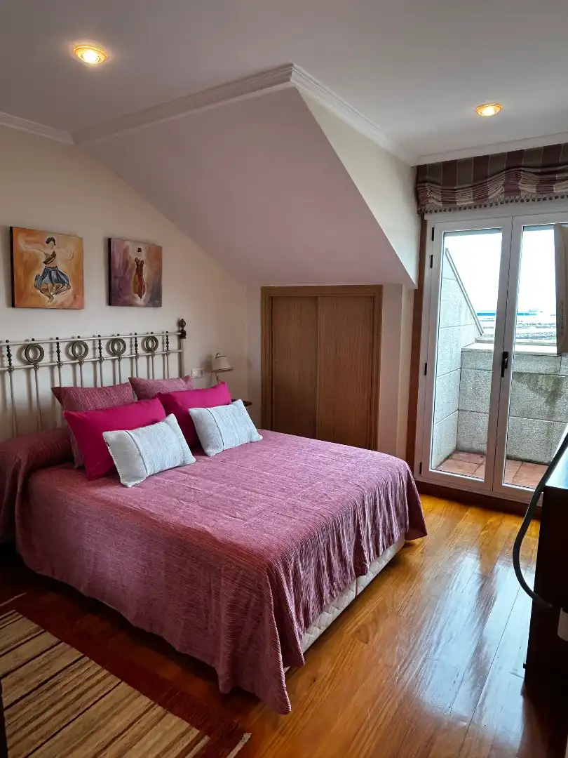 Bedroom of Duplexes for sale in Cambados  with Heating, Parquet flooring and Terrace