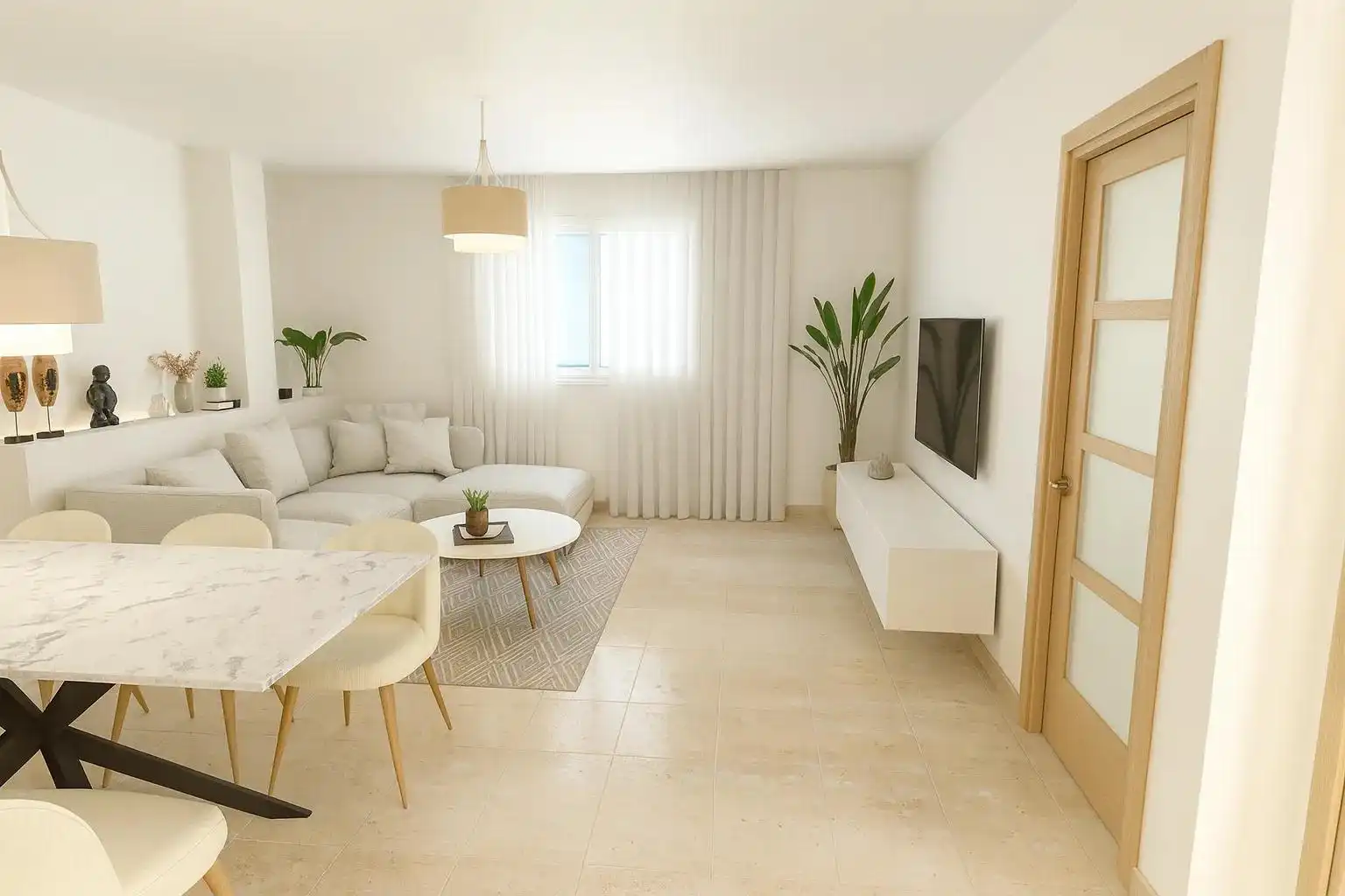 Living room of Flat for sale in Albocàsser