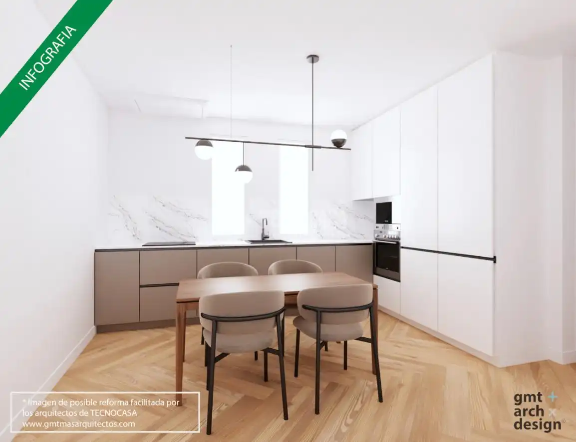 Cocina de Piso en venta en Madrid con Alarma