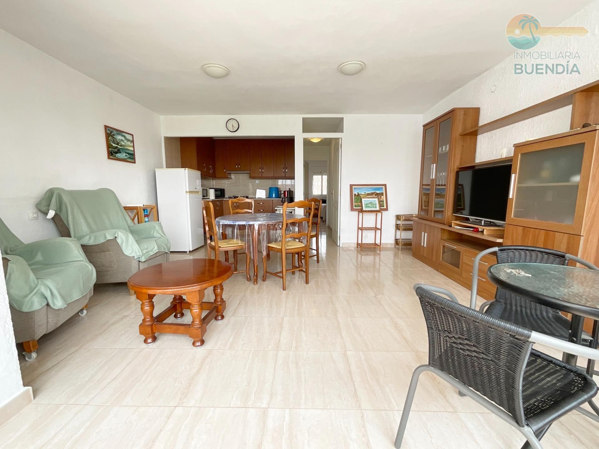 Sala d'estar de Apartament en venda en Mazarrón amb Aire condicionat