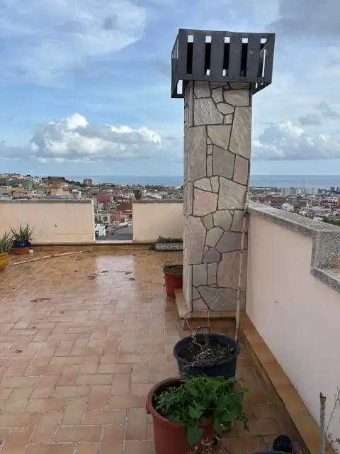 Terrasse von Dachboden zum Verkauf in Mataró mit Klimaanlage, Heizung und Terrasse