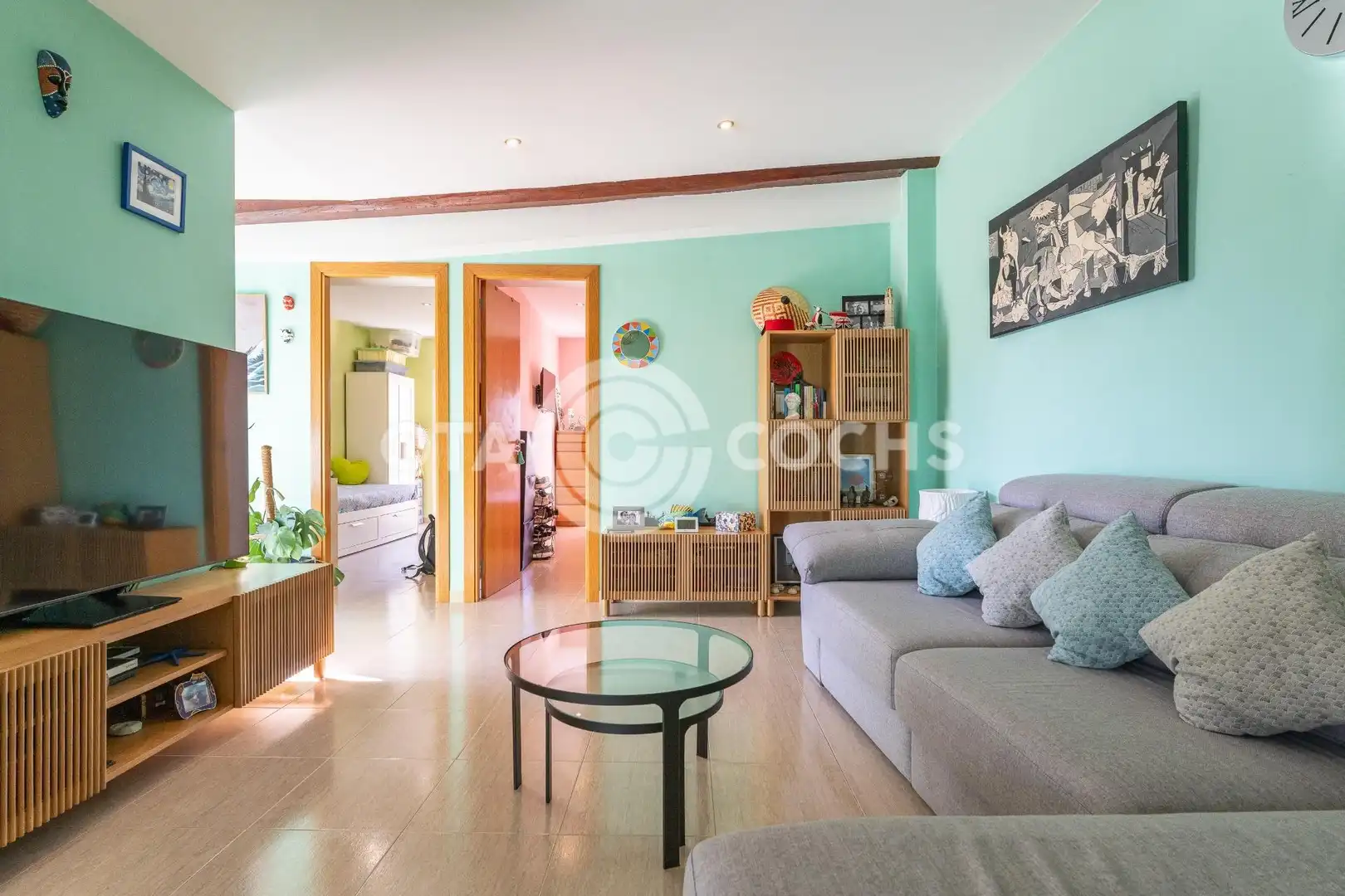 Sala d'estar de Pis en venda en Reus amb Aire condicionat, Terrassa i Balcó
