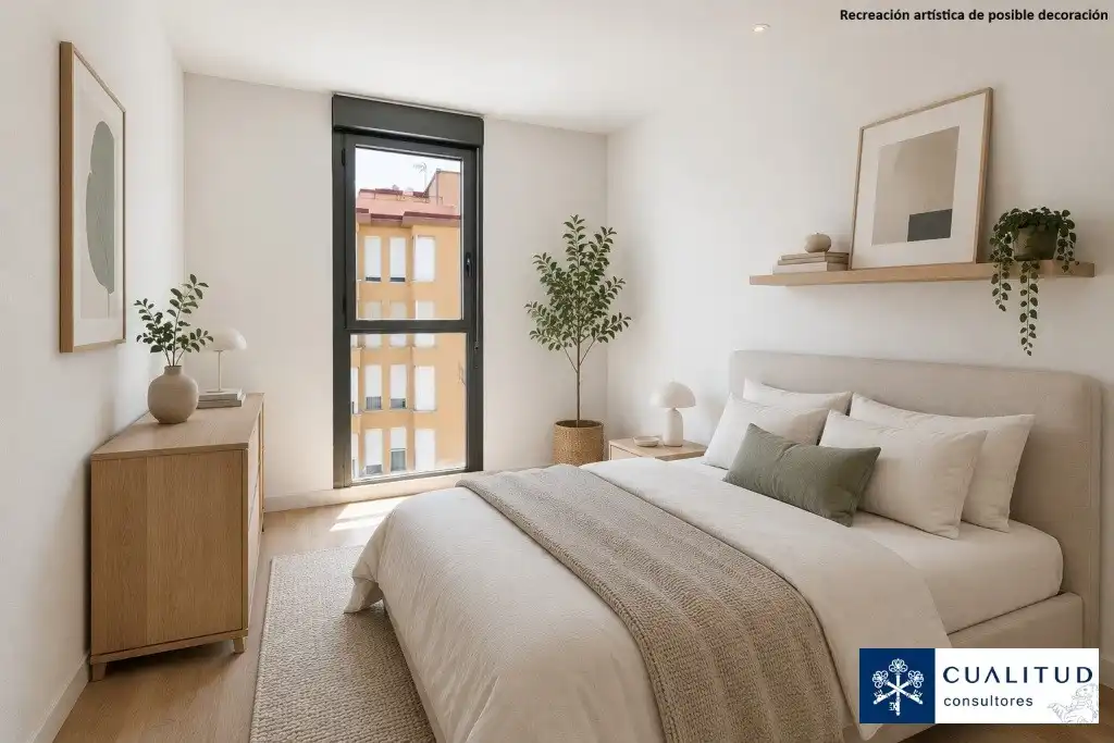 Schlafzimmer von Dachboden zum Verkauf in Vila-real mit Parkett, Terrasse und Abstellraum