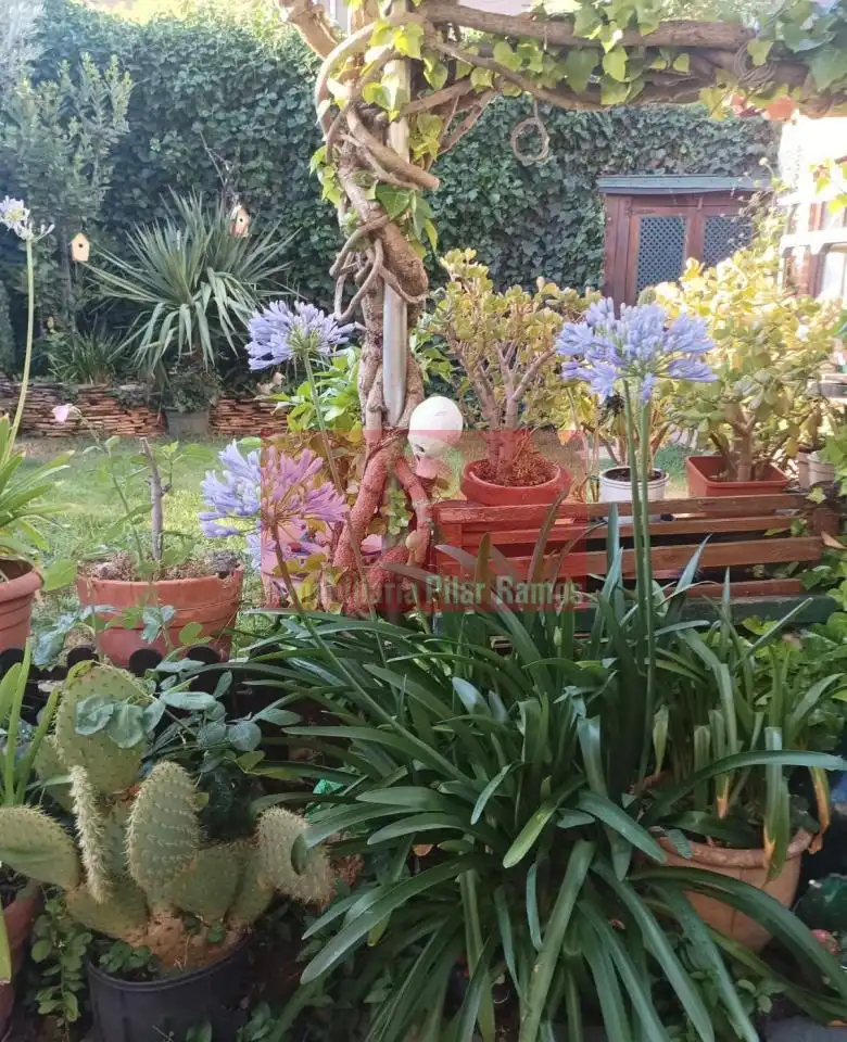 Jardí de Casa o xalet en venda en San Andrés del Rabanedo amb Calefacció, Jardí privat i Terrassa