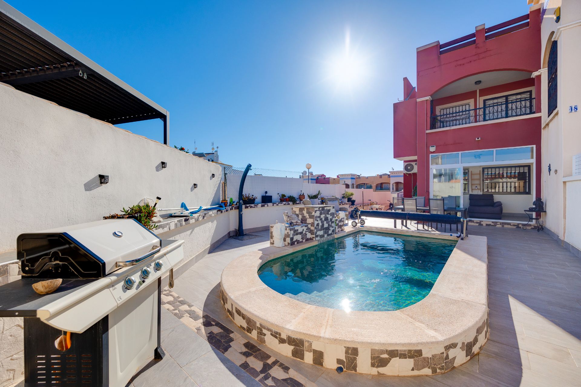 Swimming pool of Flat for sale in Orihuela  with Air Conditioner, Private garden and Terrace