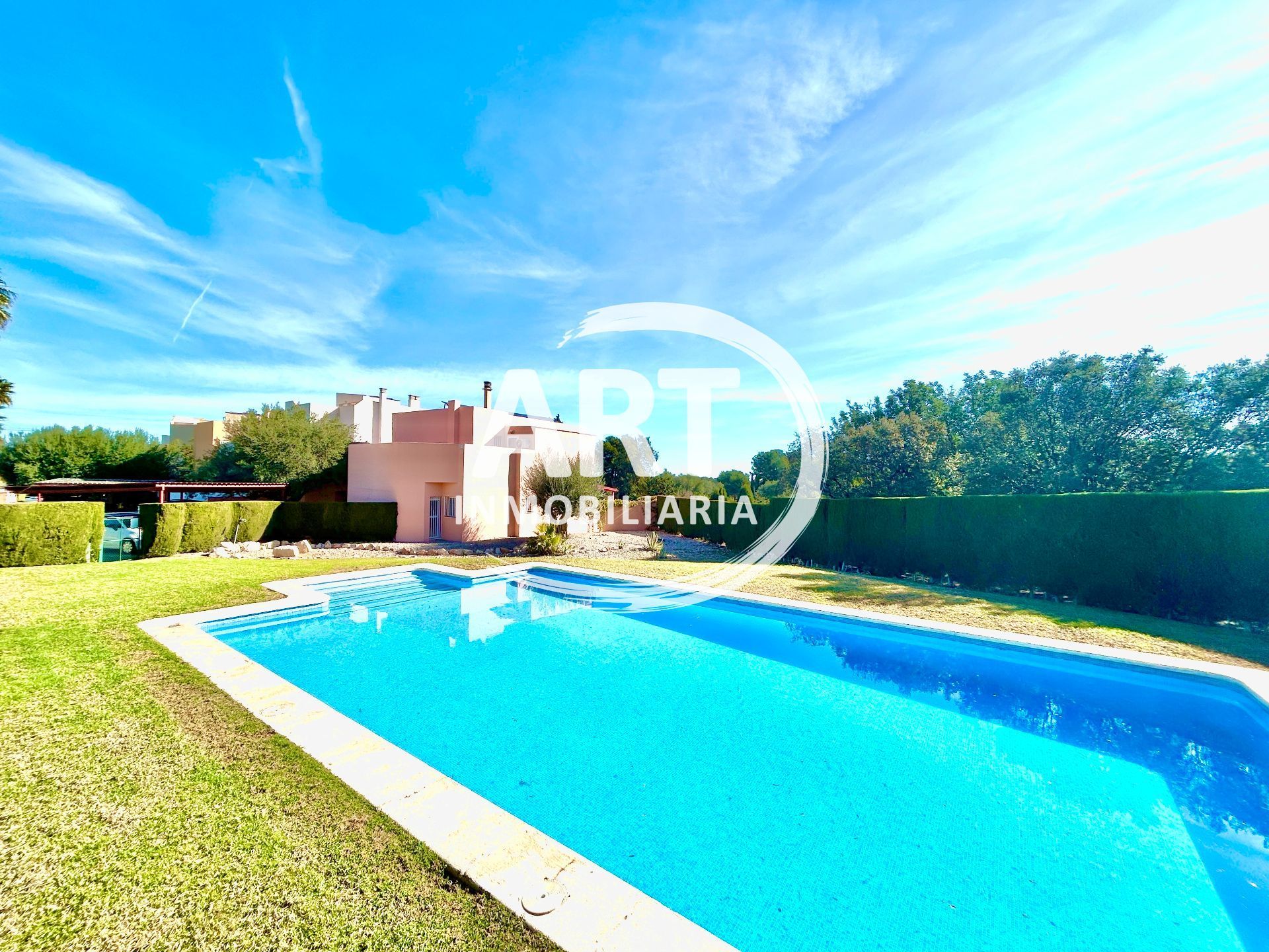 Jardín de Casa adosada en venta en Bétera con Aire acondicionado, Calefacción y Jardín privado