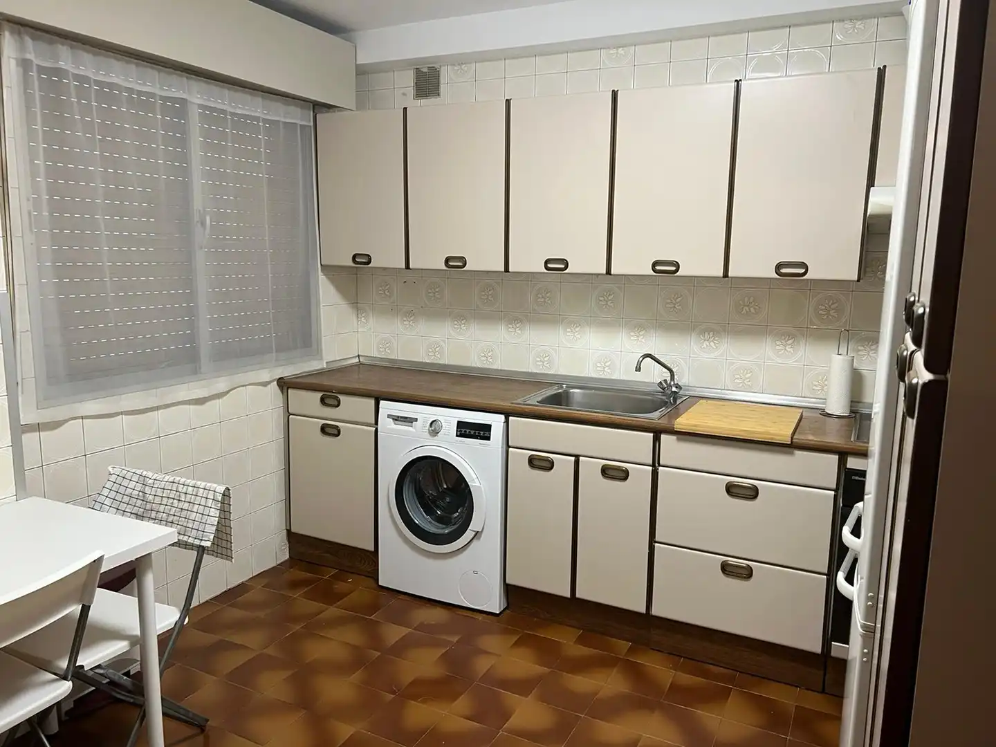 Küche von Wohnung zur Miete in Oviedo  mit Heizung, Parkett und Möbliert
