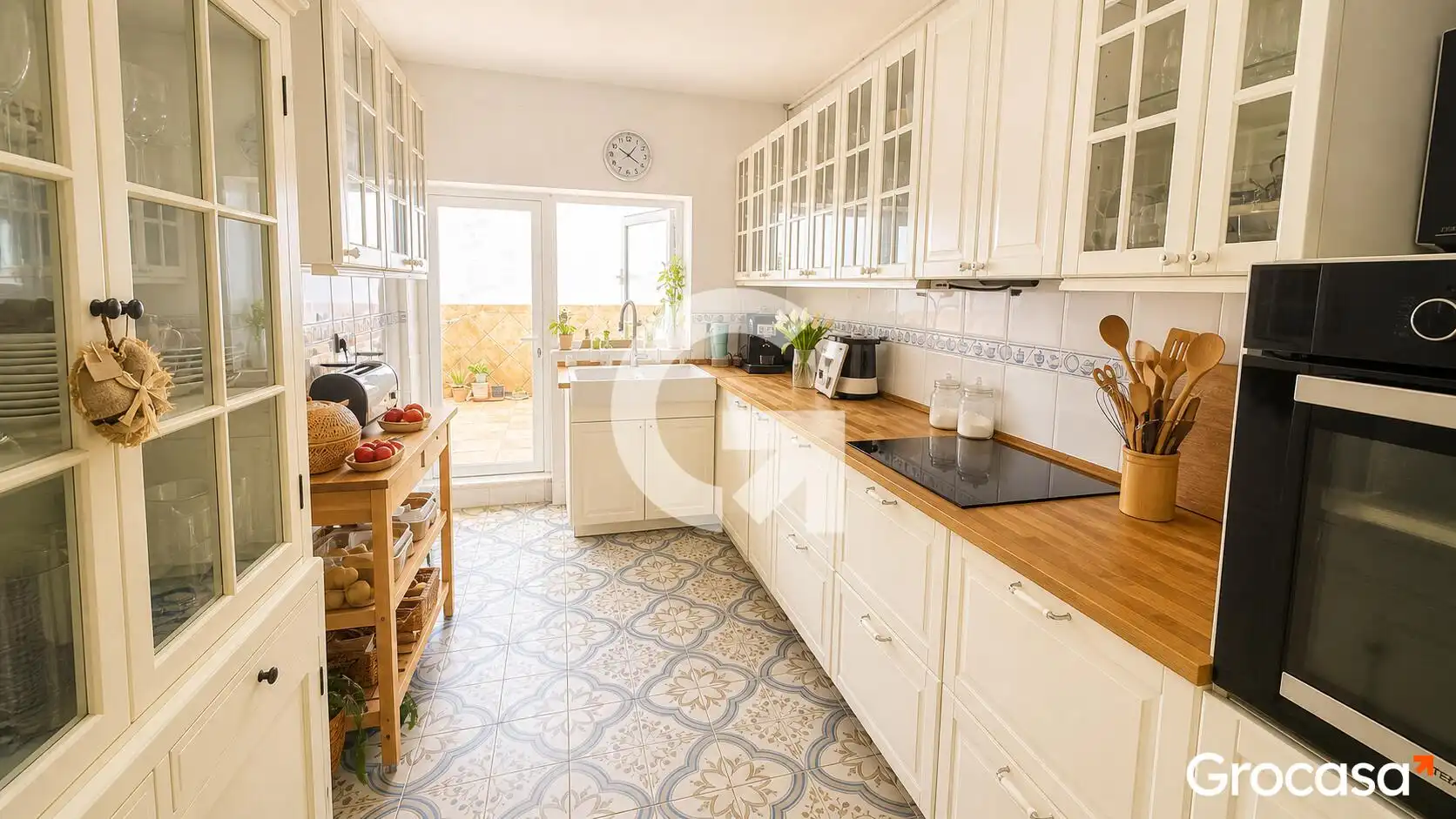 Cocina de Casa adosada en venta en Vélez-Málaga con Terraza, Trastero y Amueblado