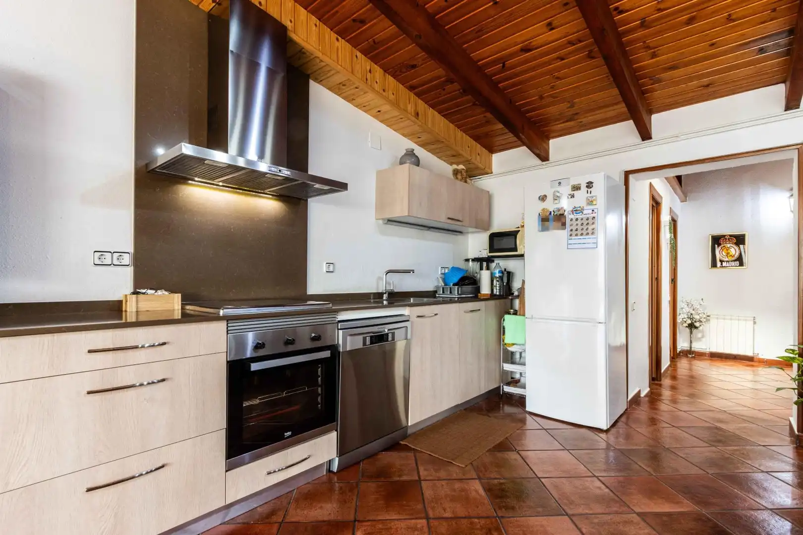 Cuina de Casa o xalet en venda en Sabadell amb Aire condicionat, Calefacció i Terrassa