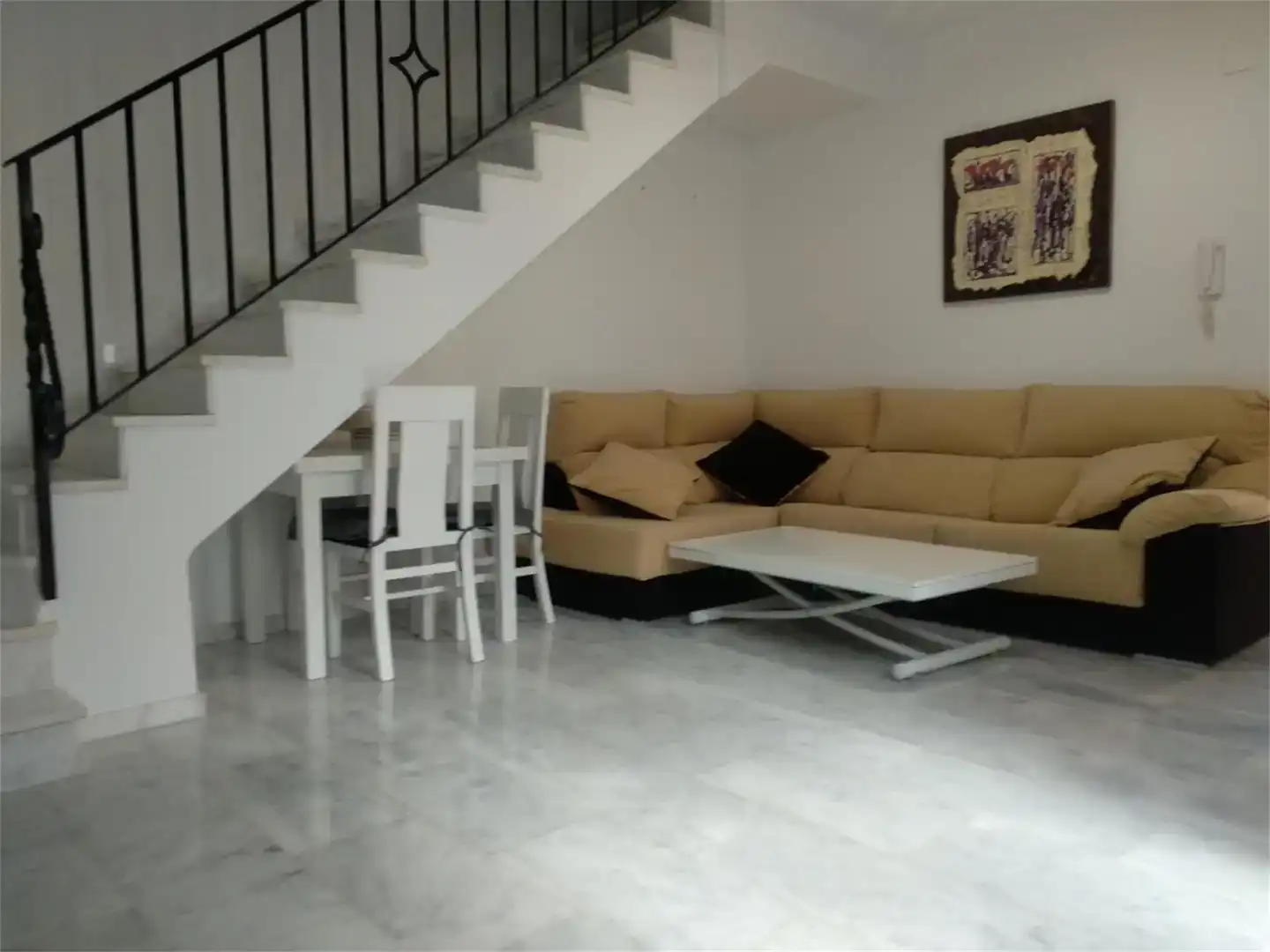 Living room of Flat for sale in Montilla  with Air Conditioner, Storage room and Furnished