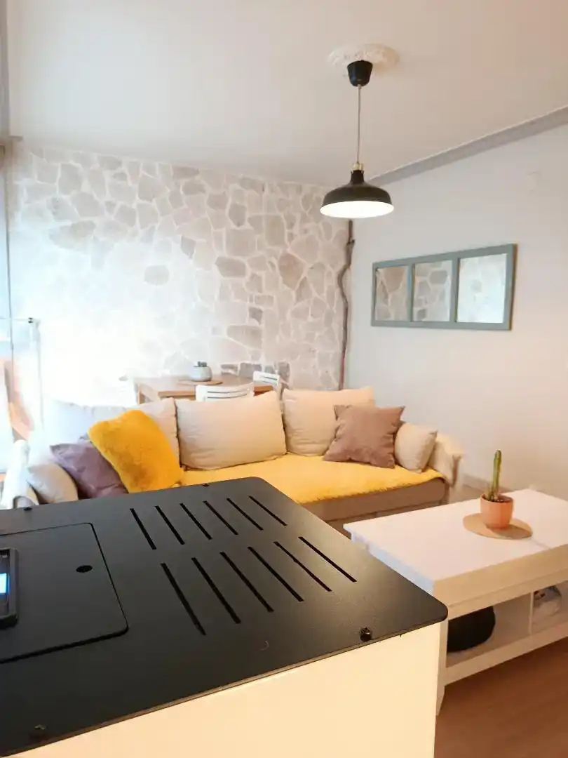 Sala de estar de Piso en venta en Cabezabellosa con Aire acondicionado, Jardín privado y Parquet
