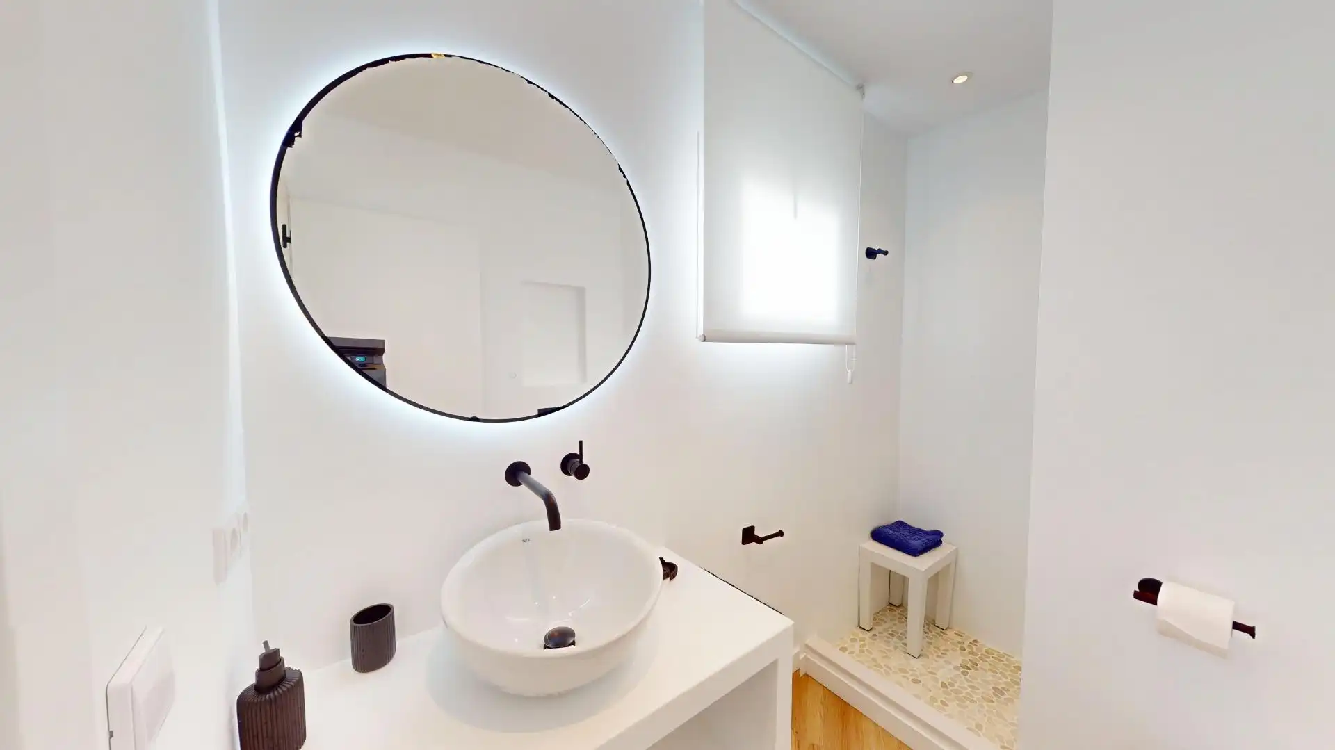 Baño de Piso de alquiler en Fuengirola con Aire acondicionado, Calefacción y Terraza