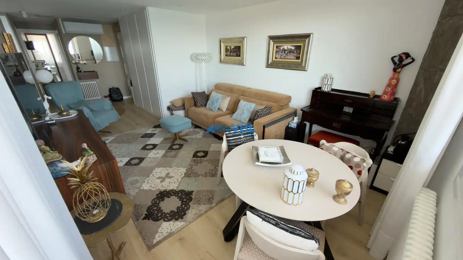 Wohnzimmer von Wohnung zum Verkauf in Castro-Urdiales mit Klimaanlage, Heizung und Terrasse