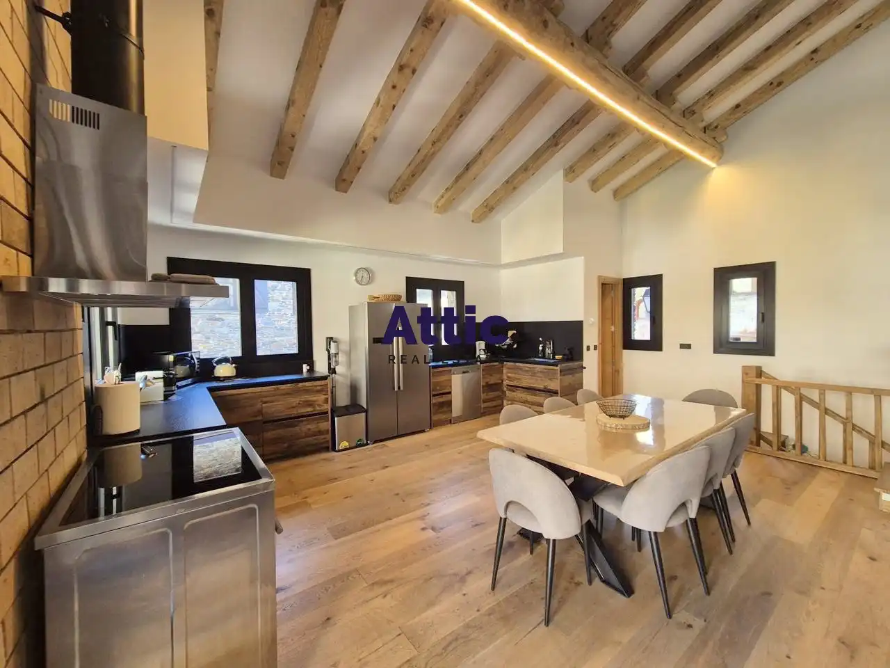 Cocina de Casa adosada de alquiler en Canillo con Calefacción, Parquet y Terraza