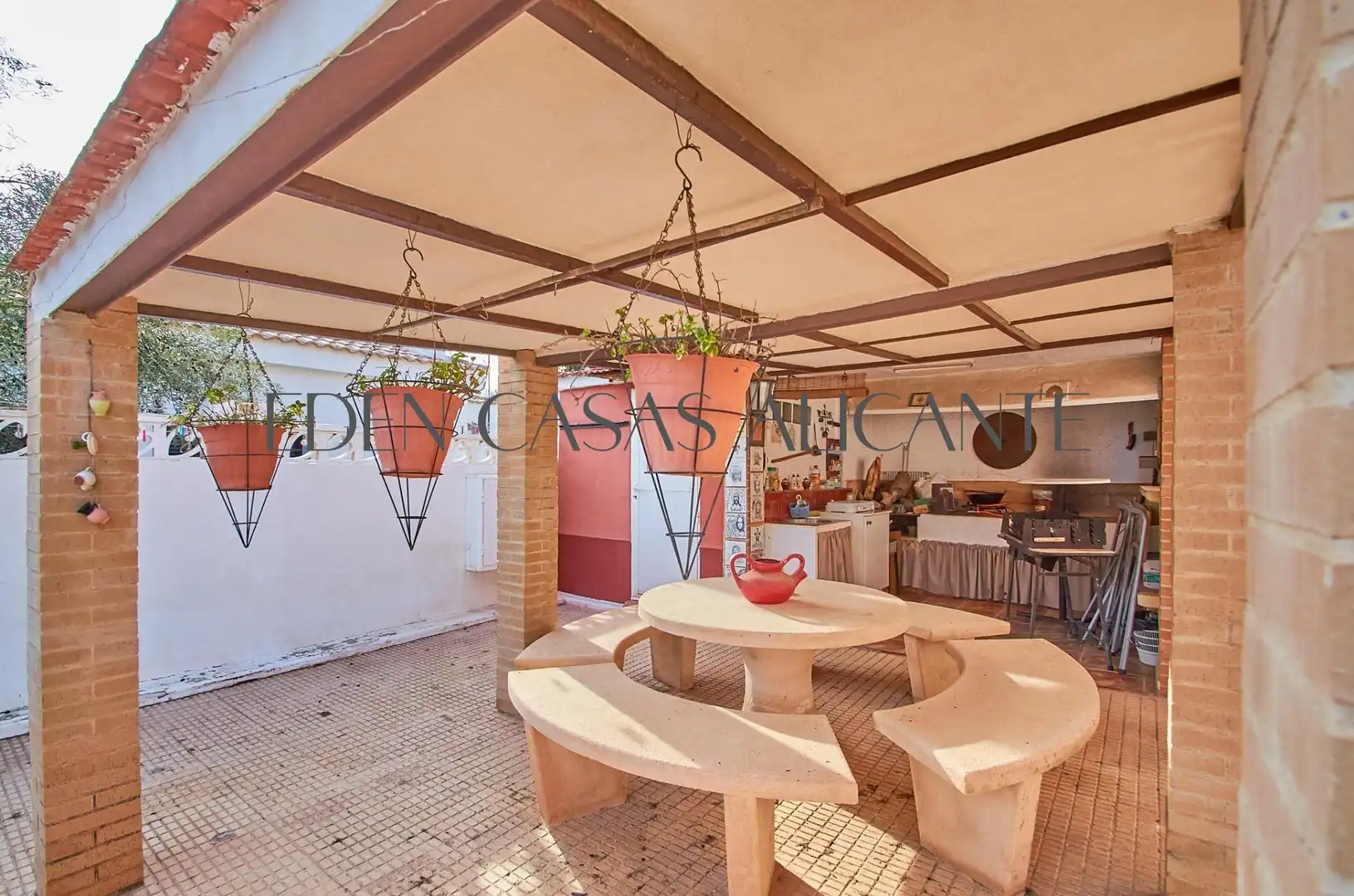 Terraza de Casa o chalet en venta en Mutxamel con Aire acondicionado, Calefacción y Jardín privado