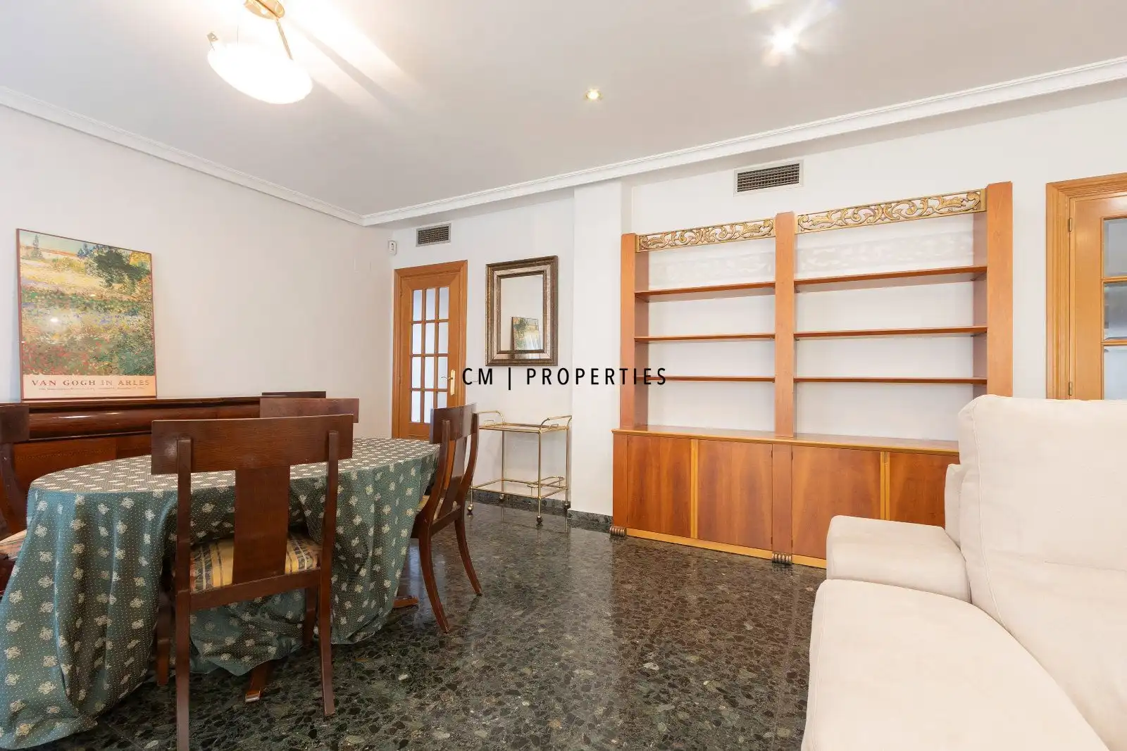 Living room of Flat for rent in Valencia  with Air Conditioner, Heating and Terrace