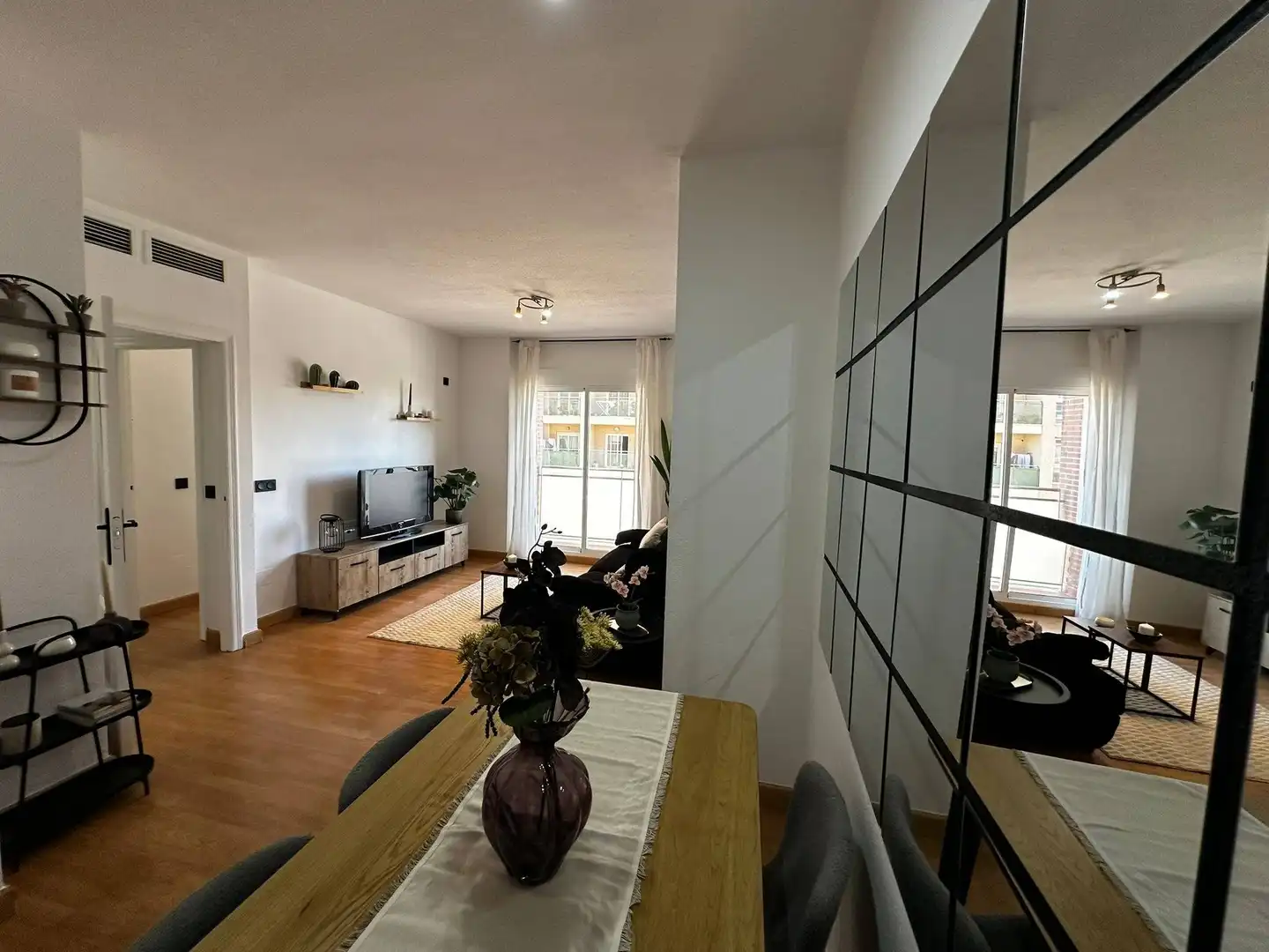 Sala de estar de Apartamento en venta en Murcia con Aire acondicionado, Trastero y Amueblado