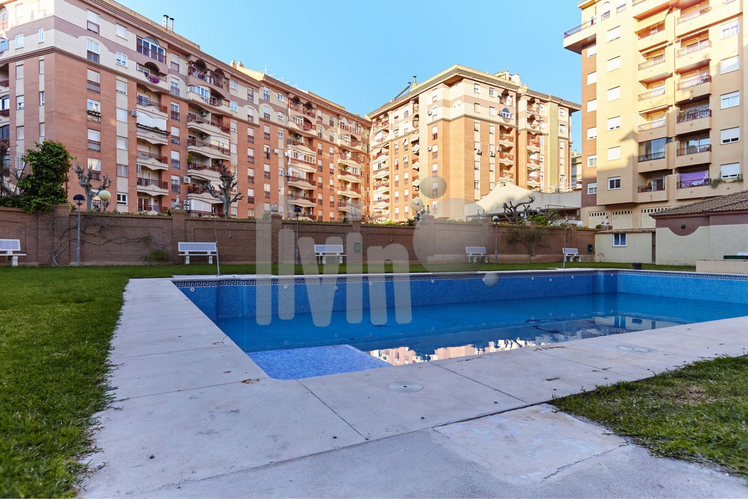 Swimming pool of Flat for sale in  Jaén Capital  with Air Conditioner, Heating and Terrace
