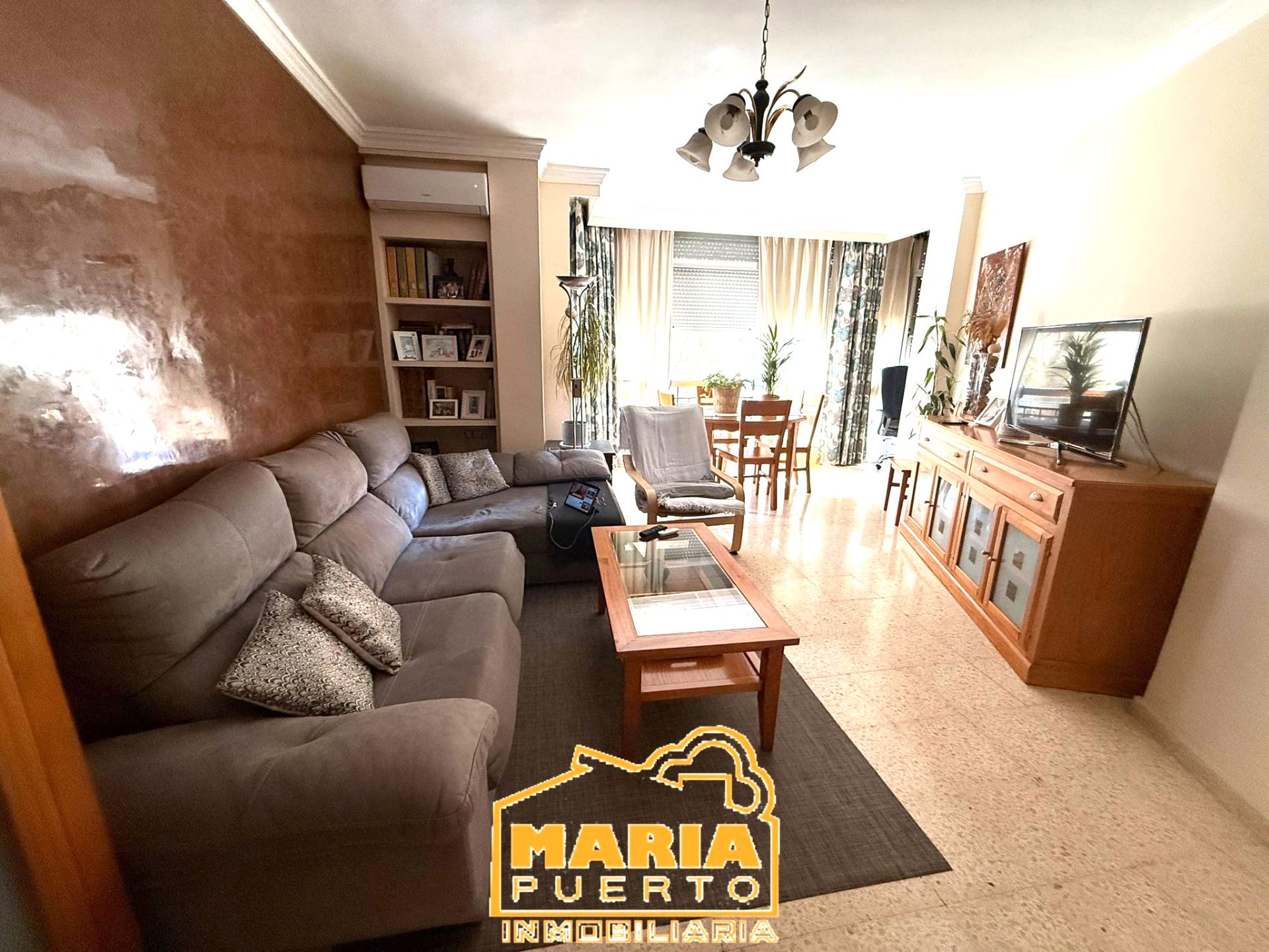 Sala de estar de Piso en venta en Málaga Capital con Aire acondicionado