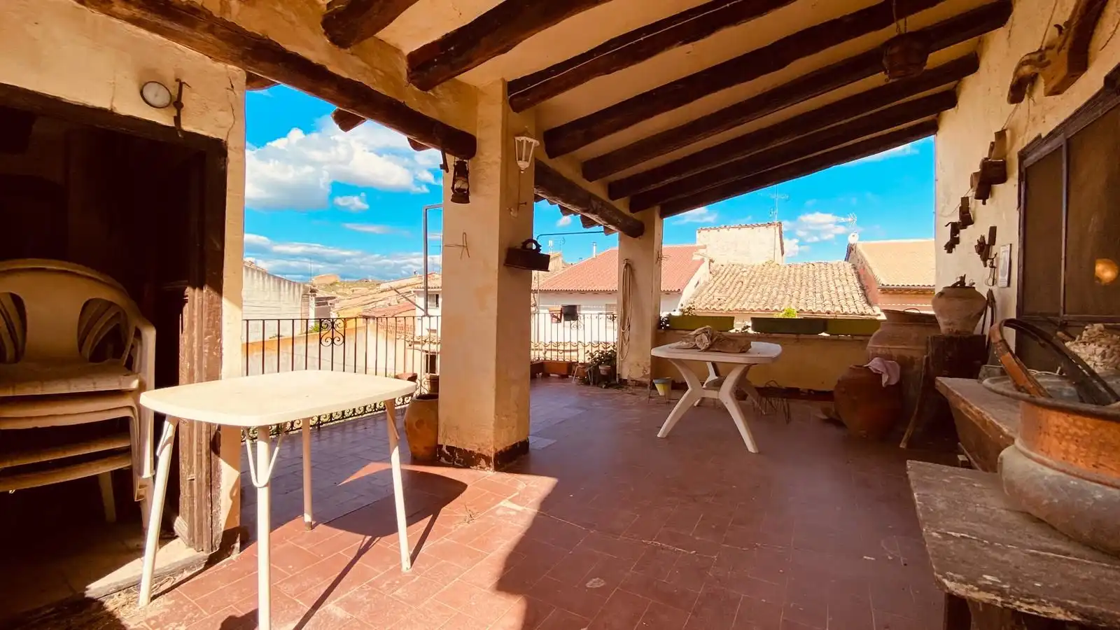 Terraza de Casa o chalet en venta en Torrecilla de Alcañiz con Jardín privado, Terraza y Trastero