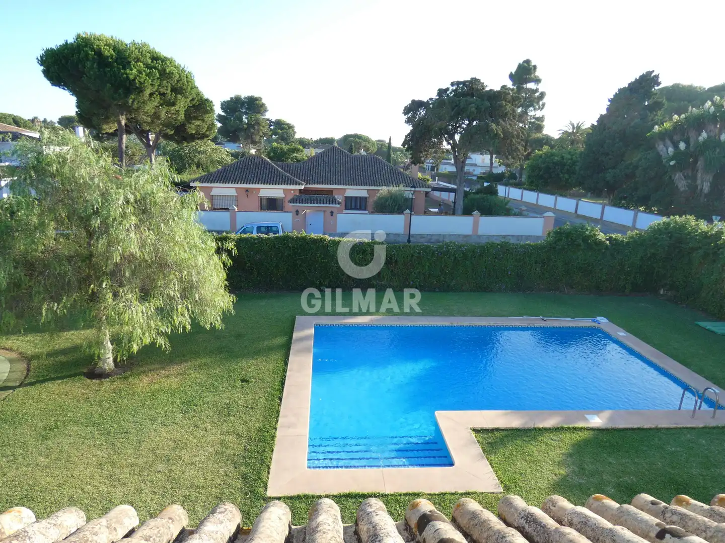 Jardí de Casa o xalet de lloguer en El Puerto de Santa María amb Calefacció, Jardí privat i Piscina