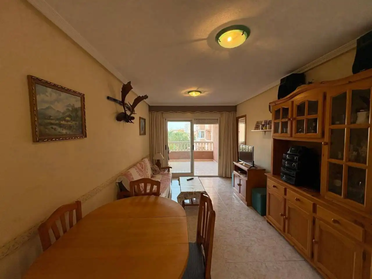 Sala de estar de Piso en venta en Santa Pola con Terraza y Piscina comunitaria