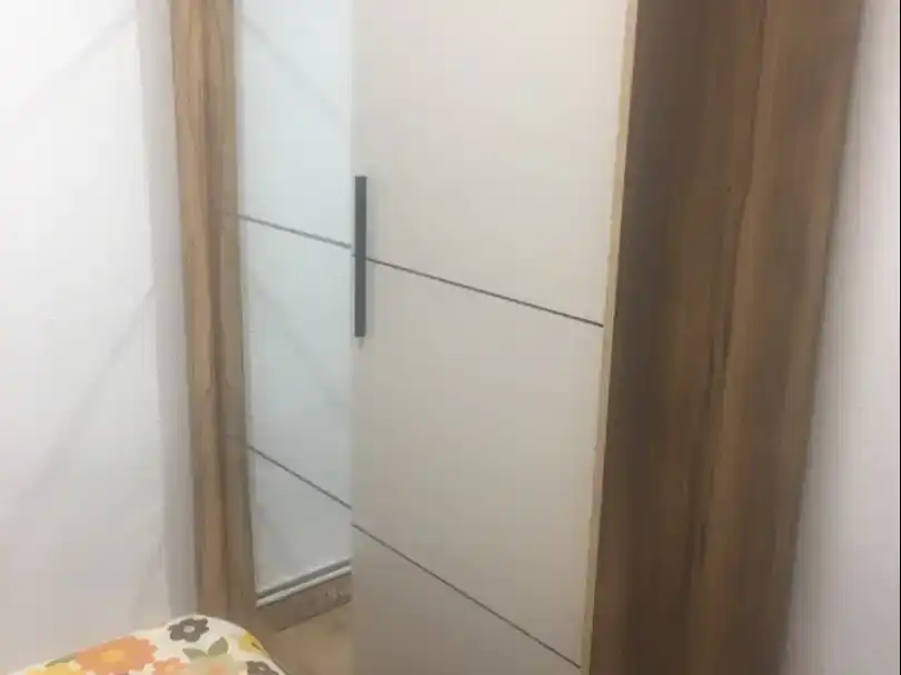 Schlafzimmer von Wohnung zur Miete in Alcalá de Henares mit Klimaanlage und Balkon