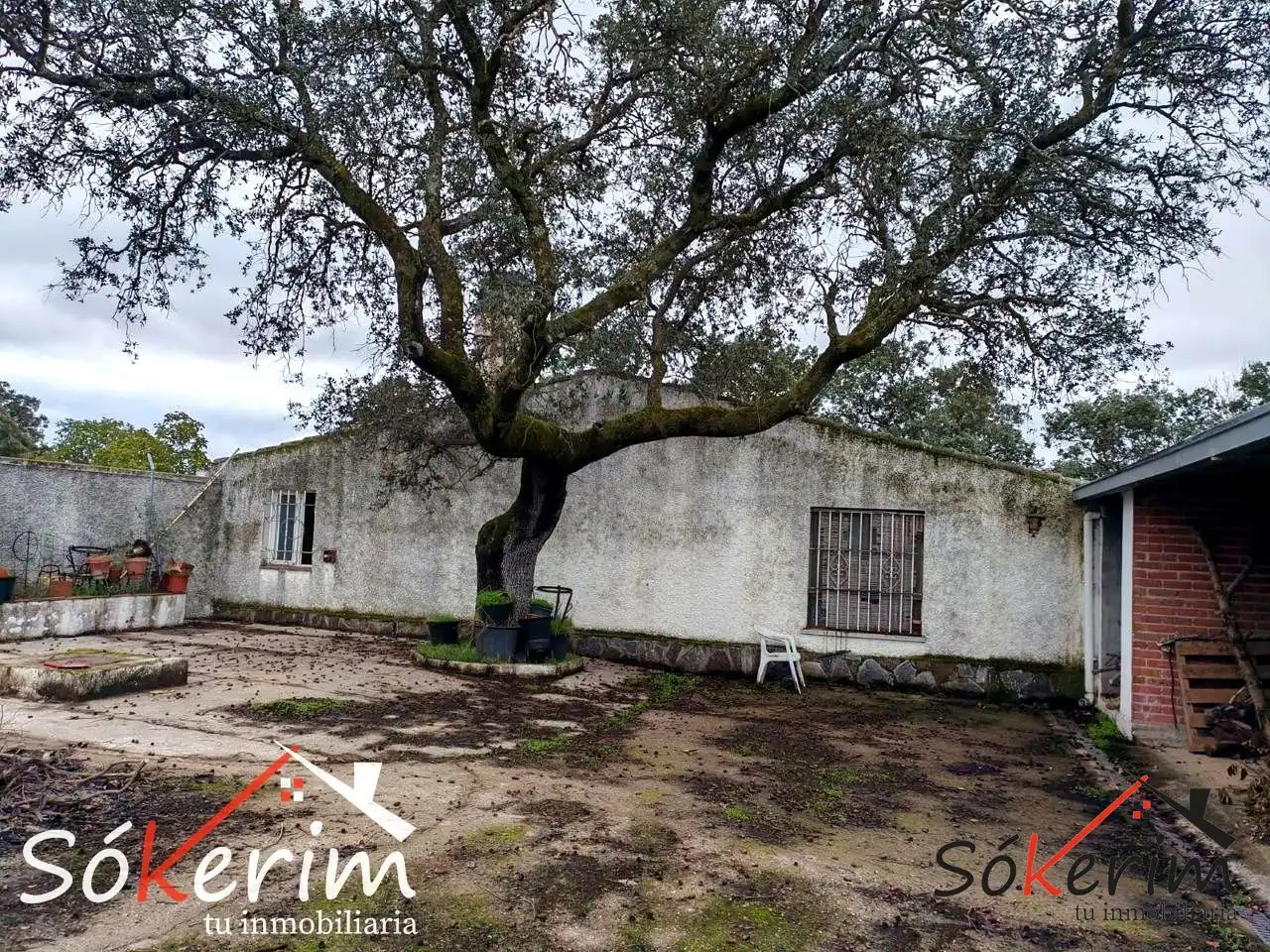 Vista exterior de Piso en venta en San Román de los Montes con Calefacción, Jardín privado y Terraza