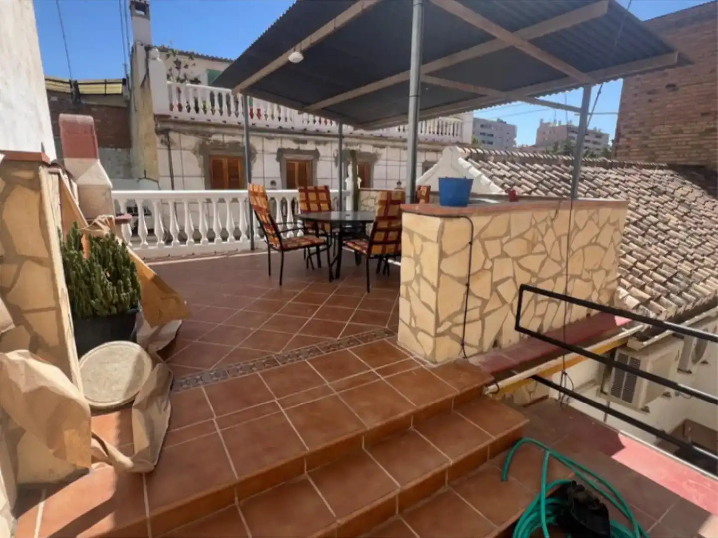 Terrassa de Casa adosada de lloguer en Granada amb Aire condicionat i Moblat