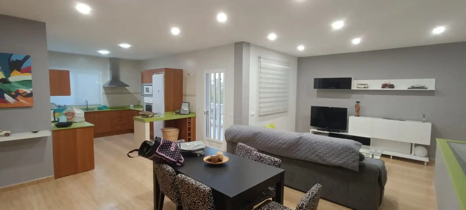 Sala de estar de Casa o chalet en venta en Montroi / Montroy con Aire acondicionado, Calefacción y Jardín privado