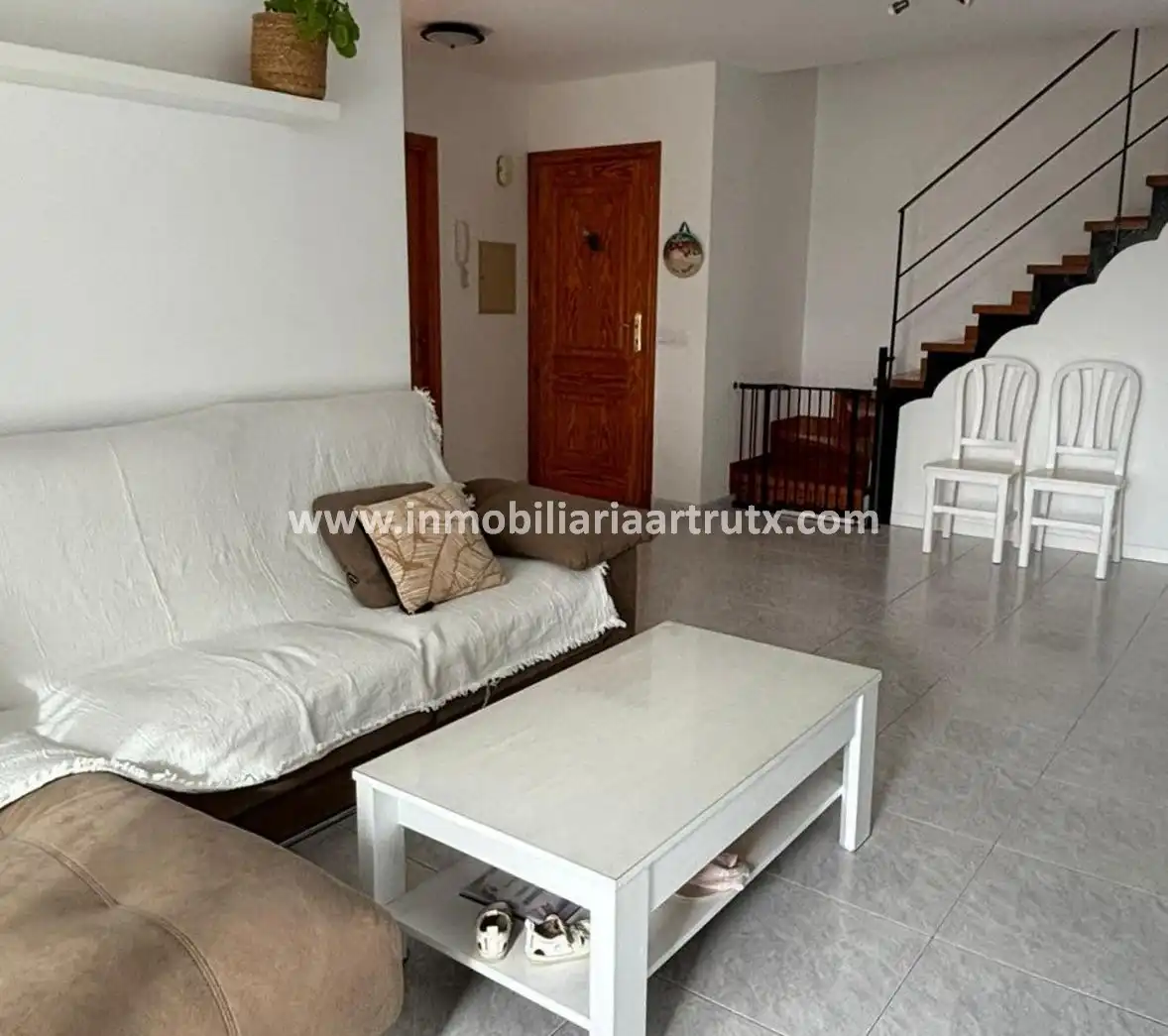 Living room of Attic for sale in Ciutadella de Menorca  with Air Conditioner, Terrace and Storage room