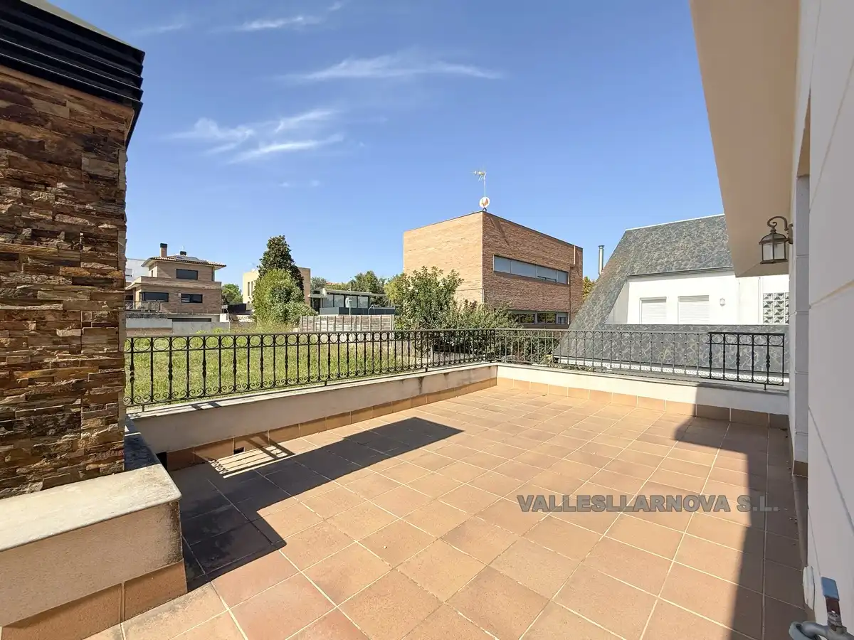 Terrassa de Casa o xalet en venda en Lliçà de Vall amb Aire condicionat, Calefacció i Jardí privat