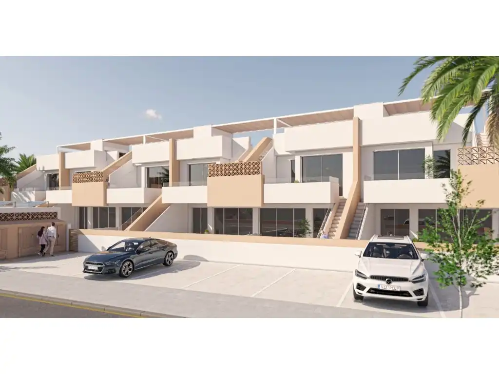 Exterior view of Houses for sale in Pilar de la Horadada  with Air Conditioner and Swimming Pool